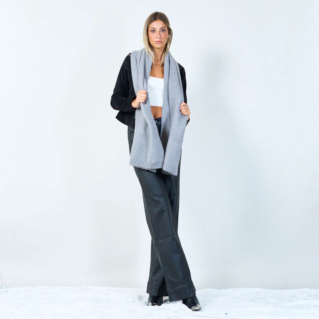 Soft knit scarf