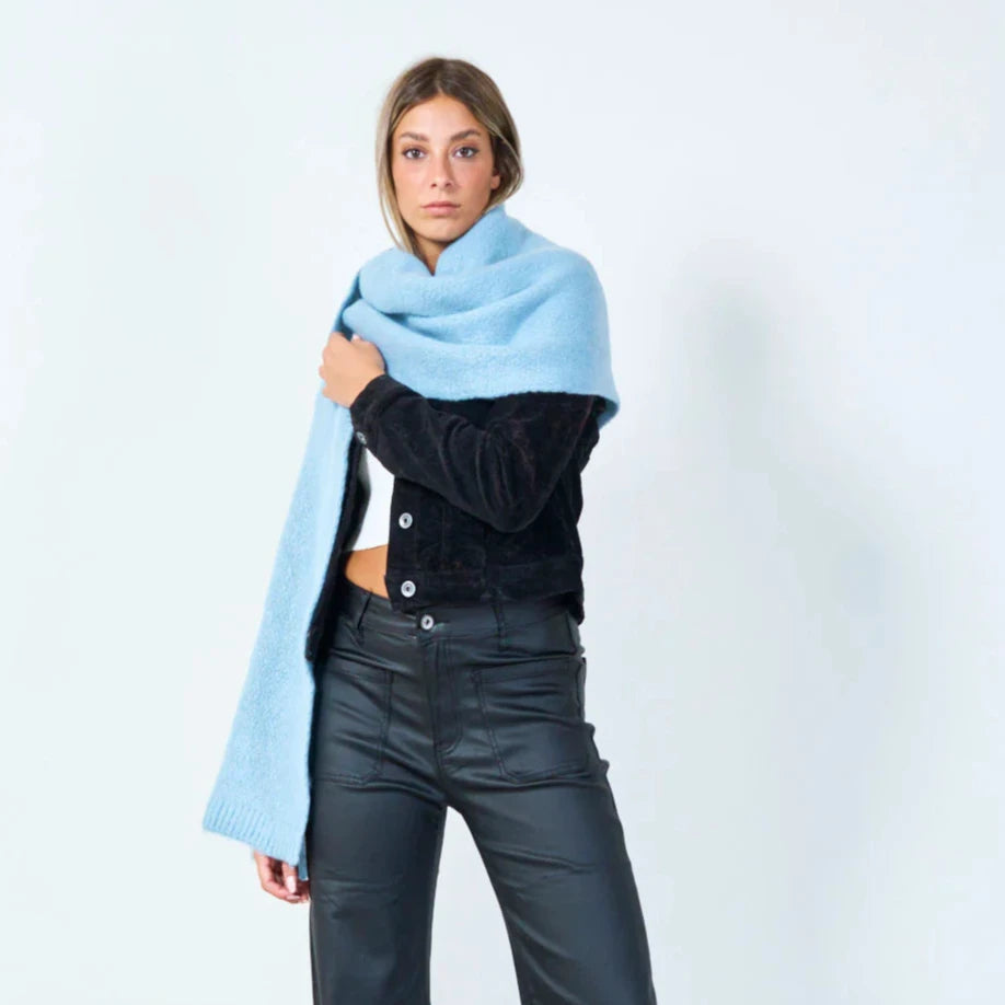 Soft knit scarf